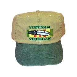 NA:Hat: Vietnam Veteran with Servse Rib & Feather Image