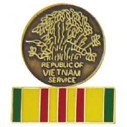 Pin: Vietnam Service Medal Image