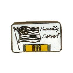 Pin VN: Proudly Served/Service Ribbon Image