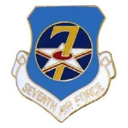 USAF Pin: 7th Air Force (Shield) Image