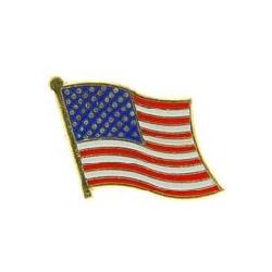 Pin: US Flag-Wavy Image