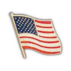 Pin: USA Flag Image