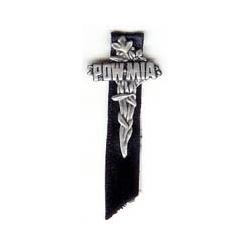 Pin POW/MIA: POW*MIA Cross w/Black Ribbon Image