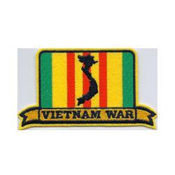Patches: Vietnam War with Service Ribbon Image