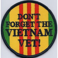 Patch: Don't Forget the Vietnam Vet! Image