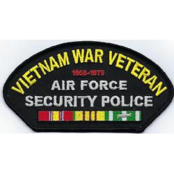 Hat Patch: Vietnam War Veteran-AF Security Police Image