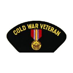 Hat Patch: Cold War Veteran w National Defense Image