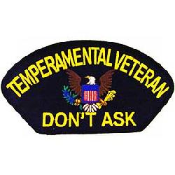 Hat Patch: Temperamental Veteran - Don't Ask Image