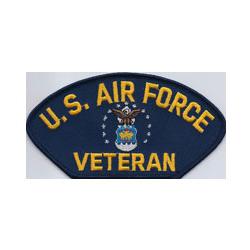 Hat Patch: U.S. Air Force Veteran (Blue) Image