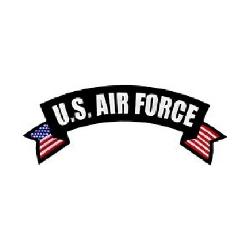 Patches Back: US Air Force Rocker Back Image