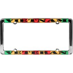 License Frame: Vietnam Veteran Image