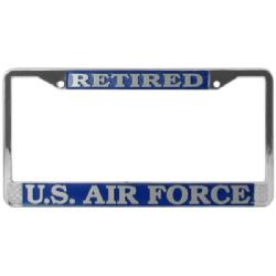 License Frame: Retired - U.S. Air Force Image