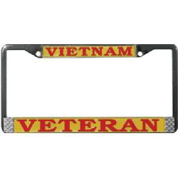License Frame: Vietnam Veteran Image