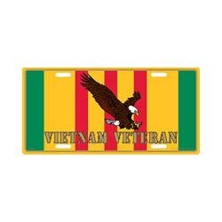 License Plate: Vietnam Veteran with Eagle Image