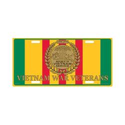 License Plate: Vietnam War Veteran with VN Medal Image
