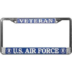 License Frame: Veteran - US Air Force Image