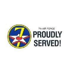 Bumper Stickers: 7th Air Force , Proudly Served Image