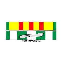 Bumper Stickers: Vietnam Service & Campaign w/Date Image