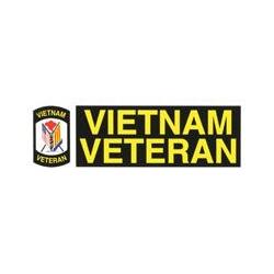Bumper Stickers: Vietnam Veteran with Shield Image