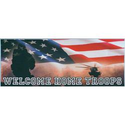BumperSticker: Welcome Home Troops Image