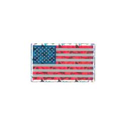 Decal: US Flag Reflective Image