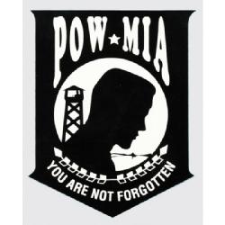 Window Stickers: POW/MIA You are not Forgotten Image