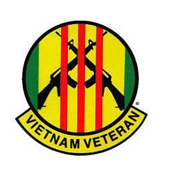 Window Stickers: Vietnam Vet with Service Ribbon Image
