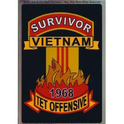 Sticker: Survivor TET Offensive - Vietnam 1968 Image