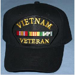 Ball Cap: Vietnam Veteran w/Ribbon Bar Image