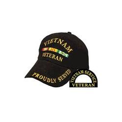 Ball Cap: Vietnam Veteran Proudly Served Image