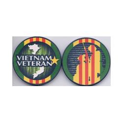Coin: Vietnam Veteran Ceramic Coin Image