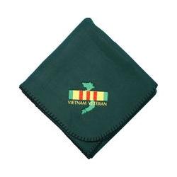 Vietnam Service Ribbon w/Map Stadium Blanket Image